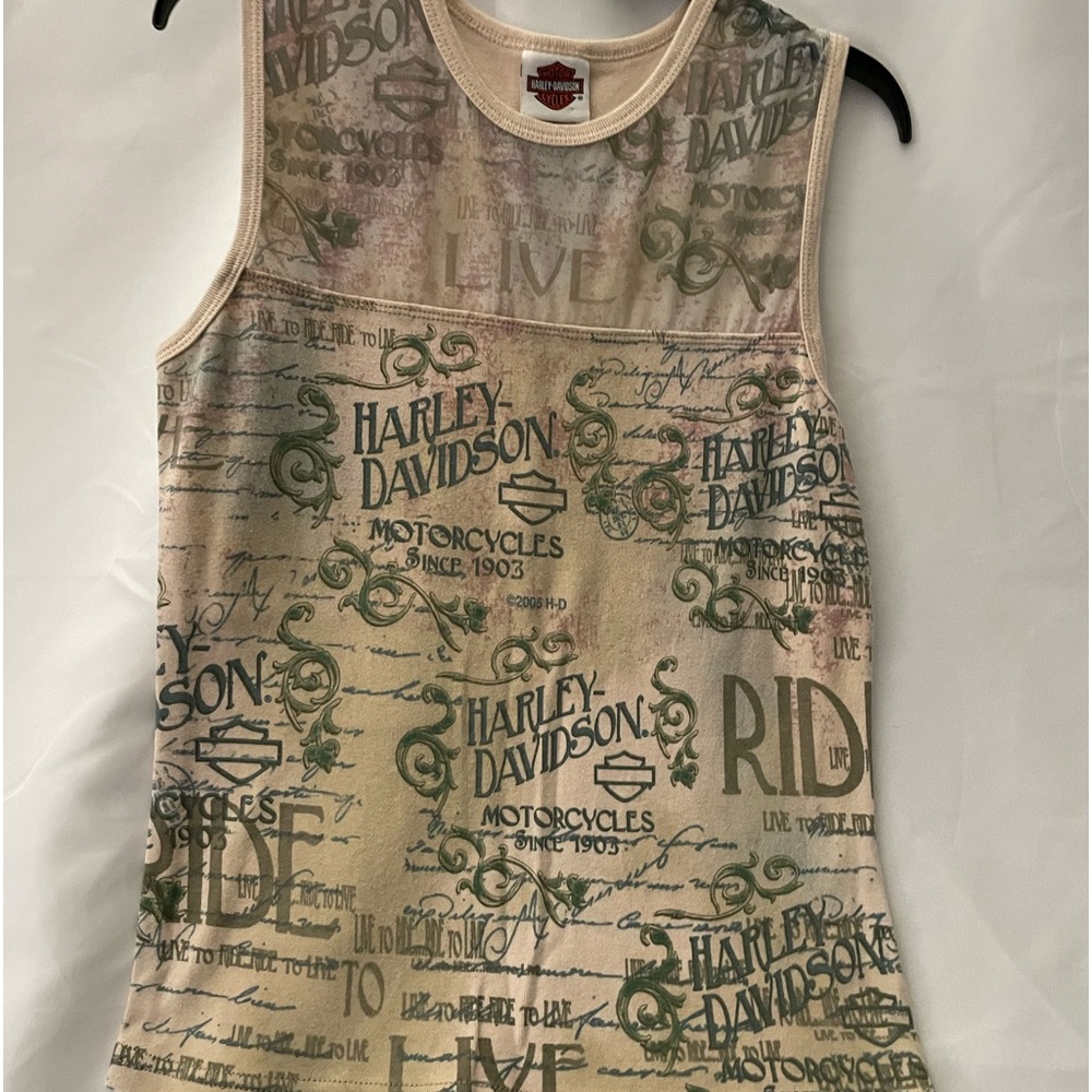 Vintage Harley Davidson women’s tank top size extra large